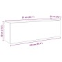 Mueble pared baño madera ingeniería roble ahumado 100x25x30cm de , Tocadores de baño - Ref: Foro24-860098, Precio: 58,20 €, D...