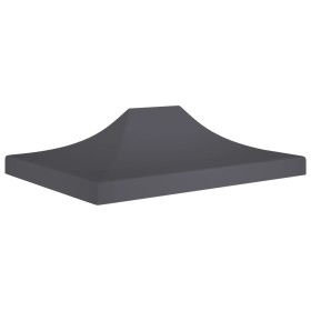 Anthracite gray party tent roof 4x3 m 270 g/m² by vidaXL, Covers for tents and gazebos - Ref: Foro24-315351, Price: 30,99 €, ...