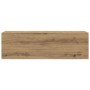 Mueble pared baño madera ingeniería roble artisan 100x25x30 cm de , Tocadores de baño - Ref: Foro24-860102, Precio: 58,20 €, ...