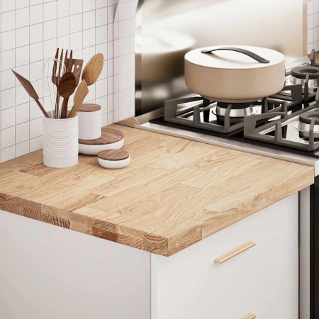 Encimera de cocina rectangular madera maciza roble | Foro24|Onlineshop| Casa, Jardín y Más Foro24.es