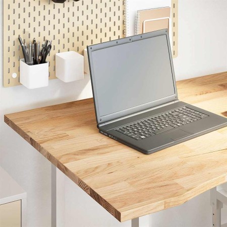 Tablero escritorio rectangular madera maciza roble sin tratar | Foro24|Onlineshop| Casa, Jardín y Más Foro24.es