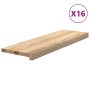 Peldaños escalera 16 uds sin tratar 80x30x2cm by , Stair mats - Ref: Foro24-3282936, Price: 471,92 €, Discount: %