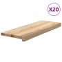 Peldaños escalera 20 uds sin tratar 70x25x2 cm by , Stair mats - Ref: Foro24-3282941, Price: 436,80 €, Discount: %