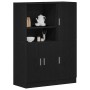 Mueble de cocina 2 piezas madera contrachapada negro by , Shelves and shelves - Ref: Foro24-3324143, Price: 198,15 €, Discoun...