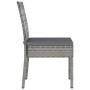 Garden dining chairs, set of 4, synthetic gray rattan by vidaXL, Garden chairs - Ref: Foro24-315109, Price: 151,24 €, Discoun...