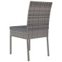 Garden dining chairs, set of 4, synthetic gray rattan by vidaXL, Garden chairs - Ref: Foro24-315109, Price: 151,24 €, Discoun...