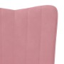 Sillón de relax de terciopelo rosa de , Sillones - Ref: Foro24-327681, Precio: 96,35 €, Descuento: %