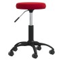 Silla de oficina giratoria de terciopelo rojo tinto | Foro24|Onlineshop| Casa, Jardín y Más Foro24.es