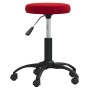 Silla de oficina giratoria de terciopelo rojo tinto | Foro24|Onlineshop| Casa, Jardín y Más Foro24.es