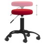 Silla de oficina giratoria de terciopelo rojo tinto | Foro24|Onlineshop| Casa, Jardín y Más Foro24.es