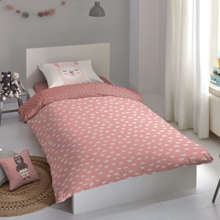 Good Morning Funda de edredón infantil LAMA 140x200/220 cm rosa de Good Morning, Fundas de nórdico - Ref: Foro24-433045, Prec...