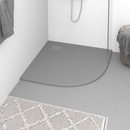 SMC gray shower tray 90x90 cm by vidaXL, Shower trays - Ref: Foro24-148937, Price: 126,43 €, Discount: %