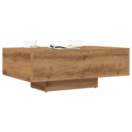 Mesa de centro madera ingeniería roble artisan 85x55x31 cm de , Mesas de centro - Ref: Foro24-856403, Precio: 66,17 €, Descue...