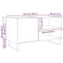 Mueble para discos madera ingeniería envejecida 84,5x38x48 cm von , Schränke und Lagerung - Ref: Foro24-857244, Preis: 74,33 ...