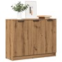 Aparador de madera de ingeniería roble artisan 90,5x30x70 cm de , Aparadores - Ref: Foro24-856843, Precio: 92,53 €, Descuento: %