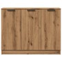 Aparador de madera de ingeniería roble artisan 90,5x30x70 cm de , Aparadores - Ref: Foro24-856843, Precio: 92,53 €, Descuento: %