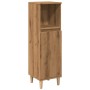 Armario de baño madera de ingeniería roble artisan 30x30x100 cm by , Bathroom furniture - Ref: Foro24-857109, Price: 56,62 €,...