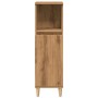 Armario de baño madera de ingeniería roble artisan 30x30x100 cm by , Bathroom furniture - Ref: Foro24-857109, Price: 56,62 €,...