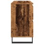 Mueble de lavabo madera de ingeniería envejecida 80x33x60 cm by , Bathroom furniture - Ref: Foro24-857238, Price: 106,50 €, D...