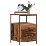 Mesitas de noche 2 uds madera envejecida 34x35,5x50 cm von , Nachttische - Ref: Foro24-857259, Preis: 93,21 €, Rabatt: %