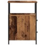 Mesitas de noche 2 uds madera envejecida 34x35,5x50 cm by , Nightstands - Ref: Foro24-857259, Price: 93,21 €, Discount: %