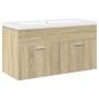 Mueble de baño con lavabo integrado roble Sonoma | Foro24|Onlineshop| Casa, Jardín y Más Foro24.es