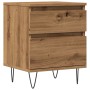 Mesita de noche madera de ingeniería roble artisian 40x35x50 cm by , Nightstands - Ref: Foro24-857418, Price: 54,80 €, Discou...