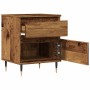 Mesitas de noche 2 uds madera ingeniería envejecida 40x35x50 cm von , Nachttische - Ref: Foro24-857397, Preis: 100,31 €, Raba...