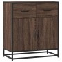 Aparador madera ingeniería y metal marrón roble 68x35x76 cm von , Sideboards - Ref: Foro24-848983, Preis: 96,35 €, Rabatt: %