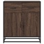 Aparador madera ingeniería y metal marrón roble 68x35x76 cm von , Sideboards - Ref: Foro24-848983, Preis: 96,35 €, Rabatt: %