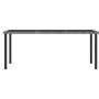 Gray synthetic rattan garden dining table 180x70x73 cm by vidaXL, Garden tables - Ref: Foro24-315119, Price: 147,29 €, Discou...