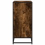 Aparador madera ingeniería y metal roble ahumado 68x35x76 cm de , Aparadores - Ref: Foro24-848981, Precio: 93,41 €, Descuento: %