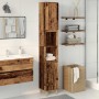 Armario de baño madera de ingeniería envejecida 30x30x190 cm by , bathroom vanities - Ref: Foro24-857102, Price: 87,05 €, Dis...