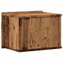 Mesitas de noche de pared 2 uds madera envejecida 40x32x30 cm de , Mesitas de noche - Ref: Foro24-855945, Precio: 83,55 €, De...