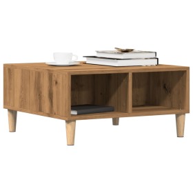 Mesa de centro madera de ingeniería roble artisan 60x60x30 cm von , Couchtisch - Ref: Foro24-856441, Preis: 54,60 €, Rabatt: %