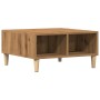 Mesa de centro madera de ingeniería roble artisan 60x60x30 cm de , Mesas de centro - Ref: Foro24-856441, Precio: 54,60 €, Des...