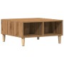 Mesa de centro madera de ingeniería roble artisan 60x60x30 cm de , Mesas de centro - Ref: Foro24-856441, Precio: 54,60 €, Des...