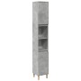 Set muebles de baño 2 piezas madera contrachapada gris hormigón de , Muebles de baño - Ref: Foro24-3324945, Precio: 206,27 €,...