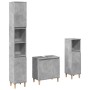 Set muebles de baño 2 piezas madera contrachapada gris hormigón de , Muebles de baño - Ref: Foro24-3324947, Precio: 184,66 €,...