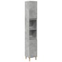 Set muebles de baño 2 piezas madera contrachapada gris hormigón de , Muebles de baño - Ref: Foro24-3324947, Precio: 184,66 €,...