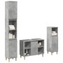 Set muebles de baño 2 piezas madera contrachapada gris hormigón by , Bathroom furniture - Ref: Foro24-3324951, Price: 207,90 ...