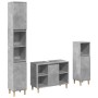 Set muebles de baño 2 piezas madera contrachapada gris hormigón by , Bathroom furniture - Ref: Foro24-3324951, Price: 207,90 ...