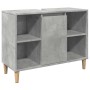 Set muebles de baño 2 piezas madera contrachapada gris hormigón by , Bathroom furniture - Ref: Foro24-3324951, Price: 207,90 ...