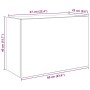 Mueble de pared baño madera ingeniería envejecida 60x25x40 cm de , Tocadores de baño - Ref: Foro24-860074, Precio: 50,09 €, D...