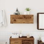 Mueble de pared baño madera ingeniería envejecida 80x25x30 cm by , bathroom vanities - Ref: Foro24-860083, Price: 52,13 €, Di...