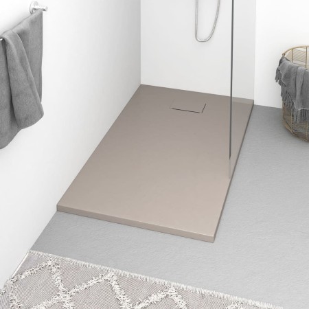 SMC brown shower tray 120x70 cm by vidaXL, Shower trays - Ref: Foro24-148928, Price: 176,64 €, Discount: %