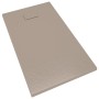 SMC brown shower tray 120x70 cm by vidaXL, Shower trays - Ref: Foro24-148928, Price: 176,64 €, Discount: %