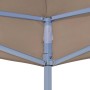 Zeltdach für Feiern taupegrau 4x3 m 270 g/m² von vidaXL, Abdeckungen für Zelte und Pavillons - Ref: Foro24-315356, Preis: 30,...