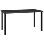 Mesa de comedor para jardín ratán sintético negro 140x70x73 cm de vidaXL, Mesas de jardín - Ref: Foro24-315115, Precio: 155,5...