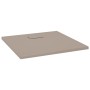 Brown SMC shower tray 80x80 cm by vidaXL, Shower trays - Ref: Foro24-148922, Price: 172,63 €, Discount: %